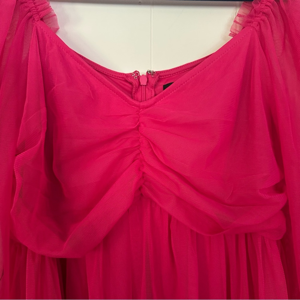 NWOT New Forever 21 Pink Valentine Date Dress Large L - Picture 5 of 8